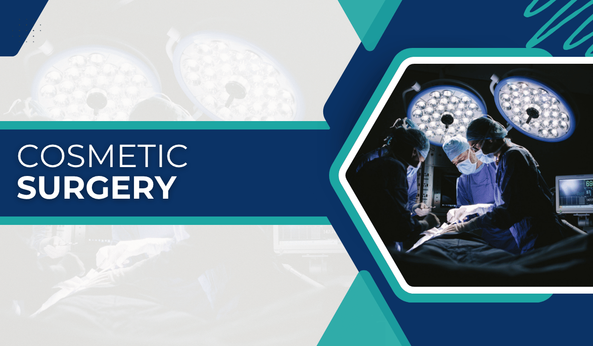 Surgeons performing cosmetic surgery procedure. Cosmetic Surgery in Turkey