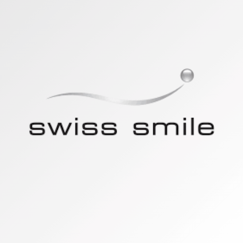 Stylish logo for Swiss Smile brand