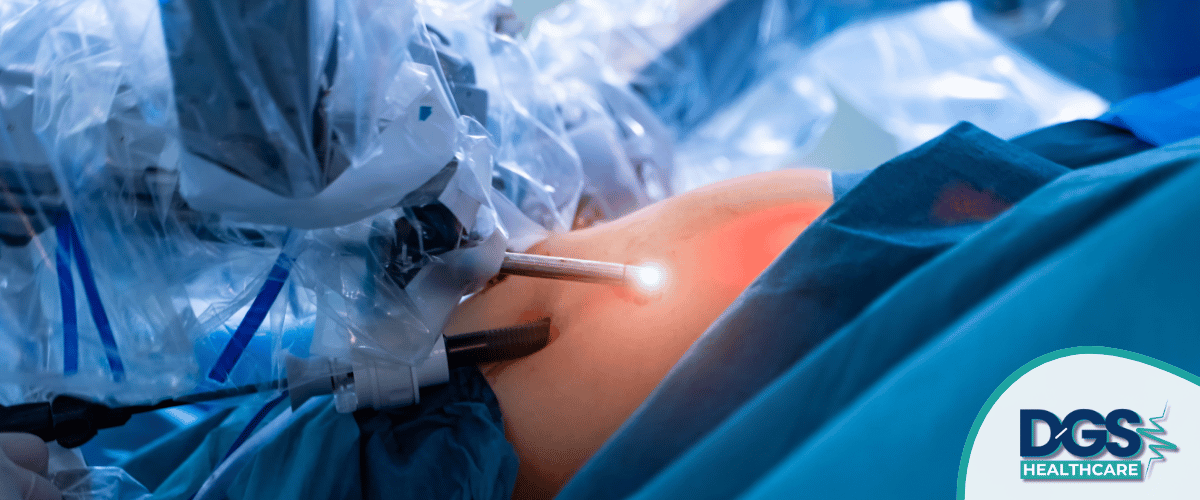 Robotic surgery on a patient Bariatric Surgery in Turkey
