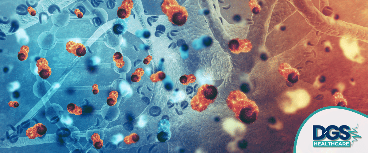 Abstract representation of cancer cells Cancer Treatment in Turkey