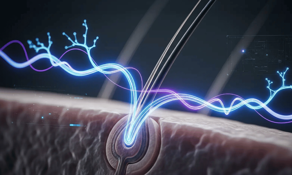 Electric signals interacting with skin Hair Transplant Turkey