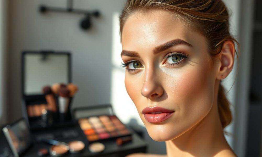 Charlotte Flair facial contouring