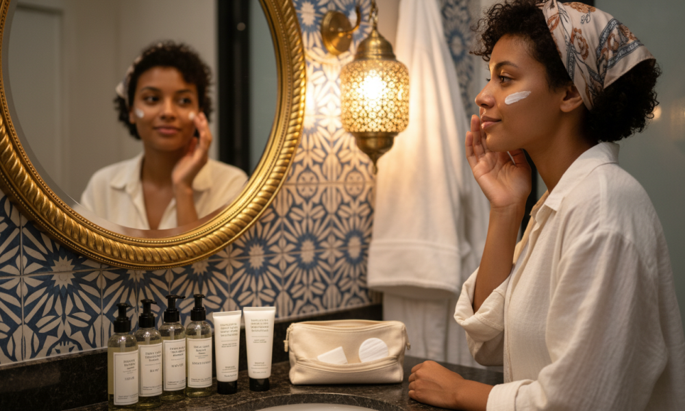 Acne prevention while travelling