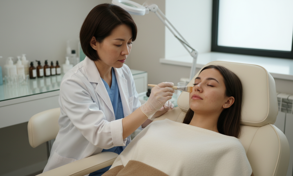 Chemical Peel Treatment for Acne Scars