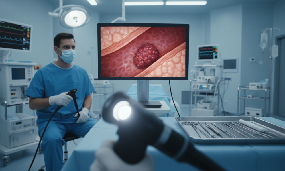 Colonoscopy and polyps