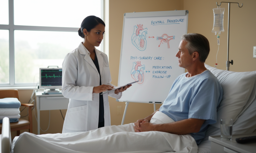 Managing possible risks after a Bentall NHS clinic procedure