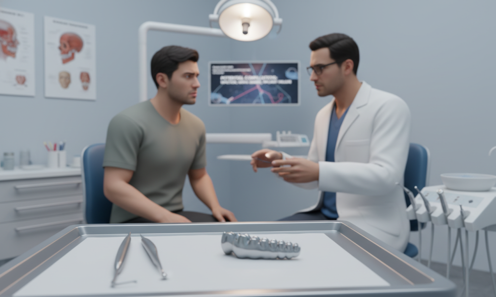 Potential risks and complications of jaw implants