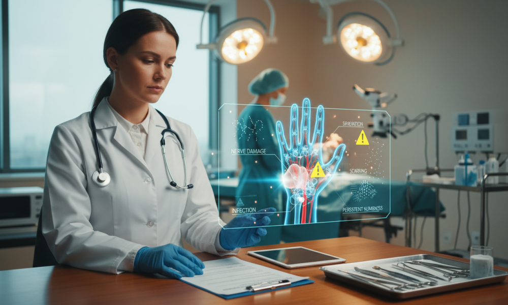 Potsntial risks of Carpal Tunnel syndrome surgery