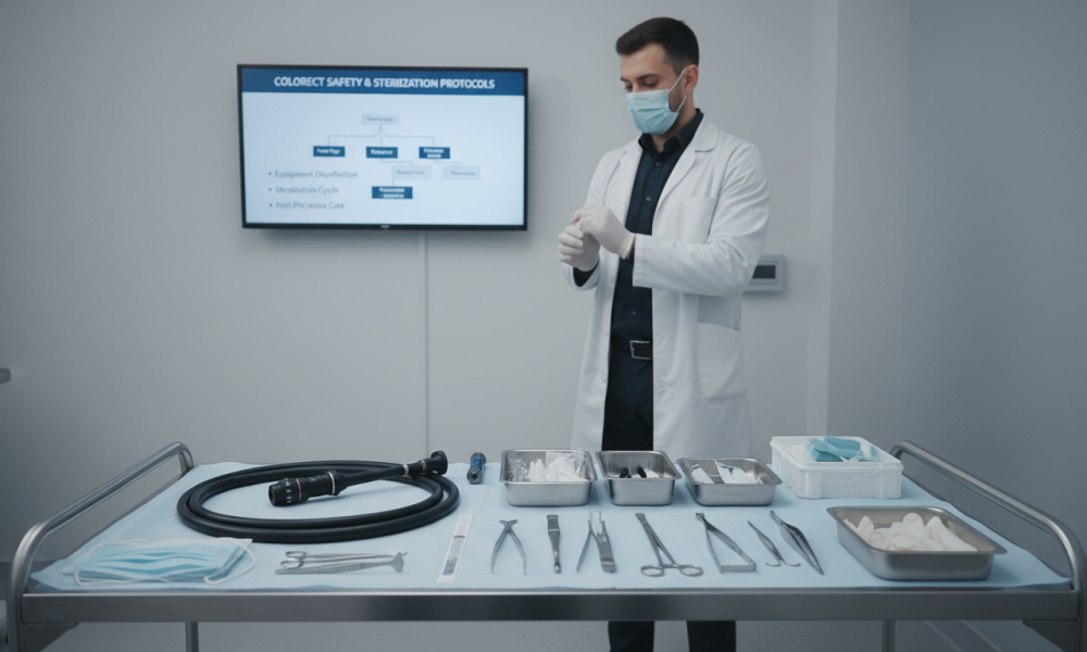 colorectal safety and sterilisation protocols