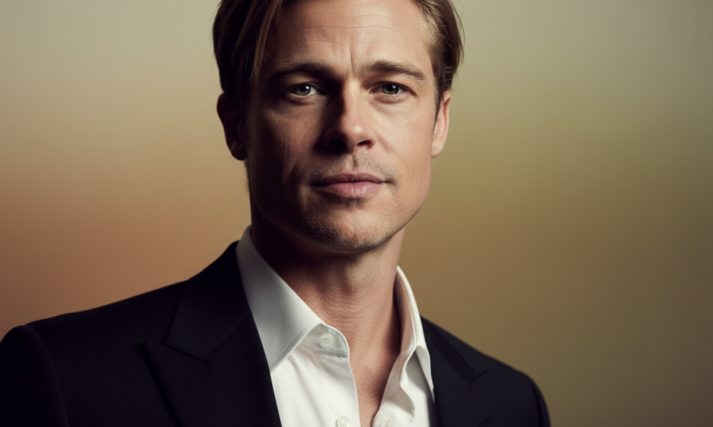 Brad Pitt Jawline Definition