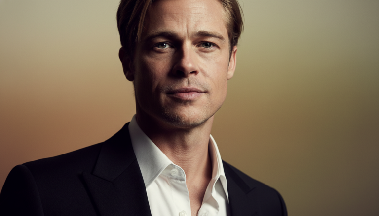 Brad Pitt Jawline Definition