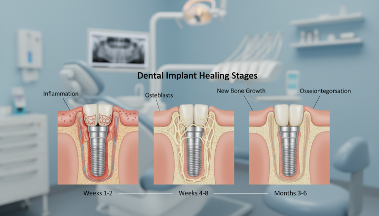Dental Implant Healing Stages