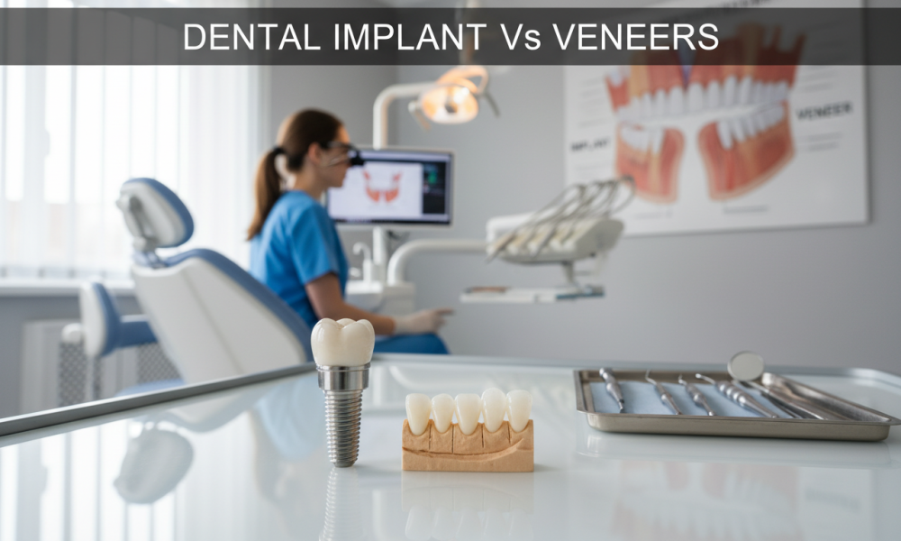 Dental Implant Vs Veneers