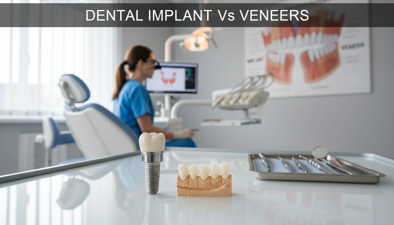 Dental Implant Vs Veneers