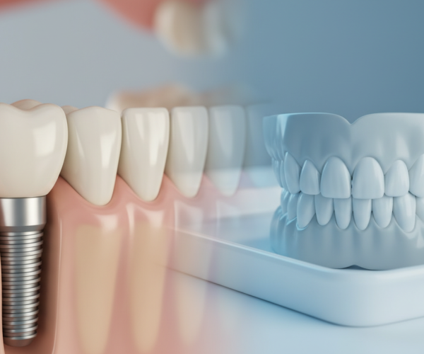 Dental Implants Vs False Teeth