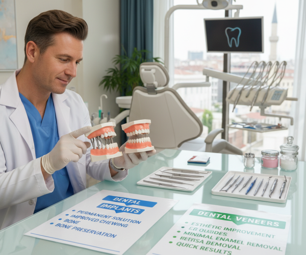 Dental Implants vs Dental Veneers in Turkey : Which Is Right for You?