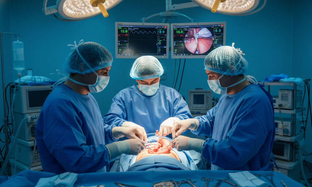 Gastrectomy (Stomach Removal) surgical process