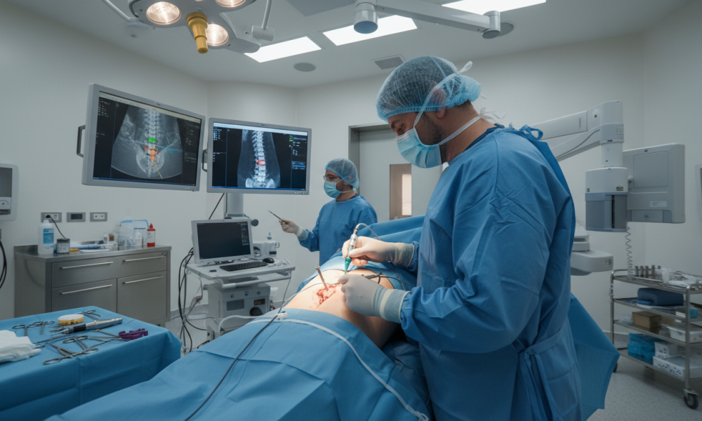 Kyphoplasty and fractured vertebrae treatment