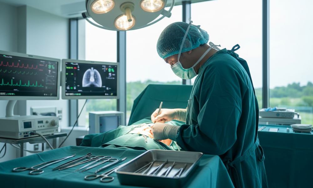 Lung cancer surgery