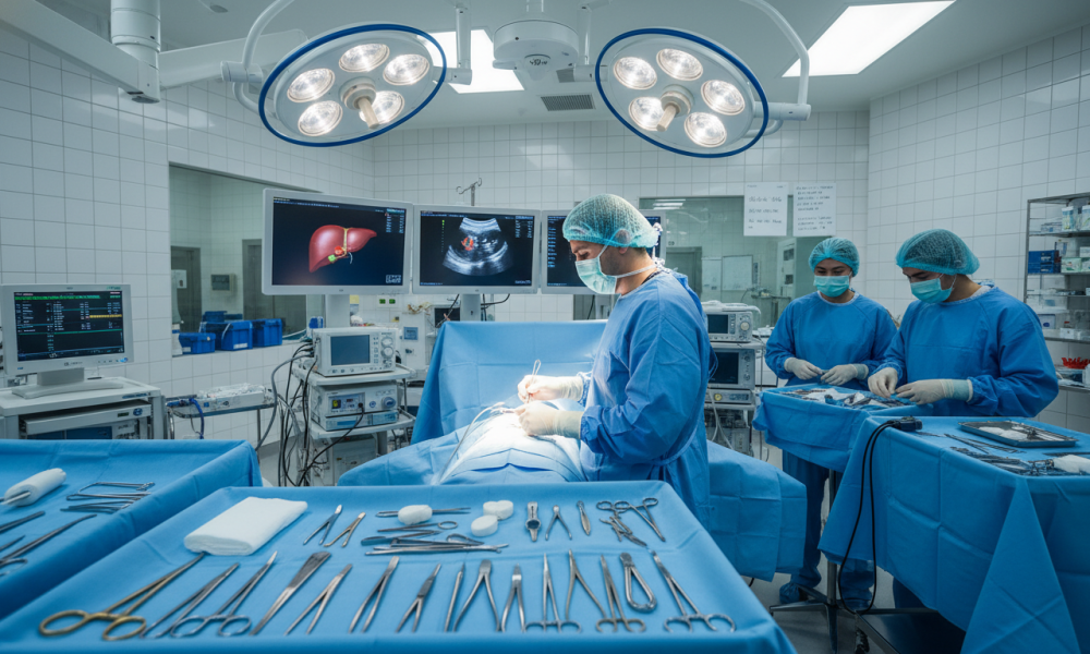 Surgical treatment for liver cancer