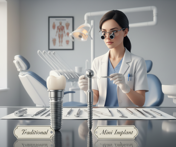 Traditional Implants Vs Mini Implants
