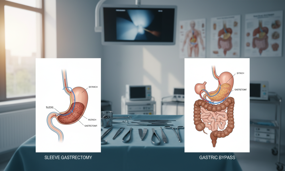 comparing sleeve gastrectomy vs bypass
