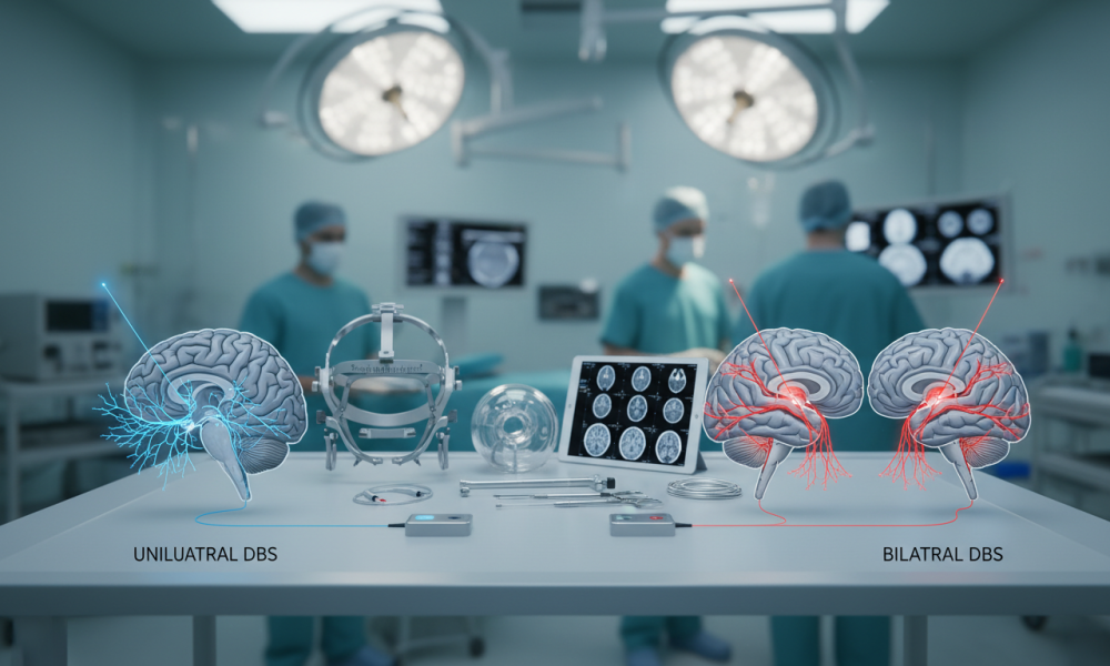 comparing unilateral and bilateral deep brain stimulation comparing unilateral and bilateral deep brain stimulation