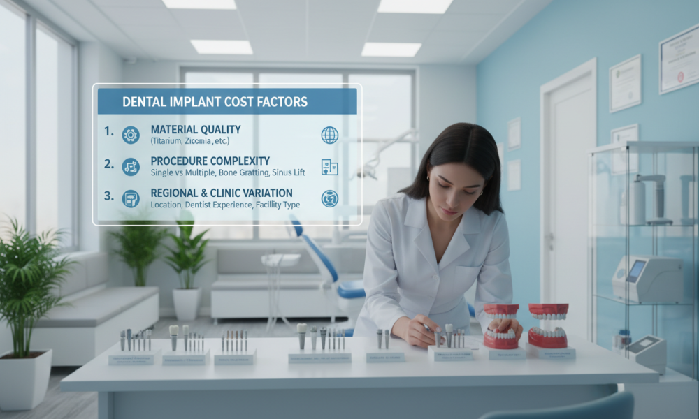 factors influence dental implants cost factors influence dental implants cost