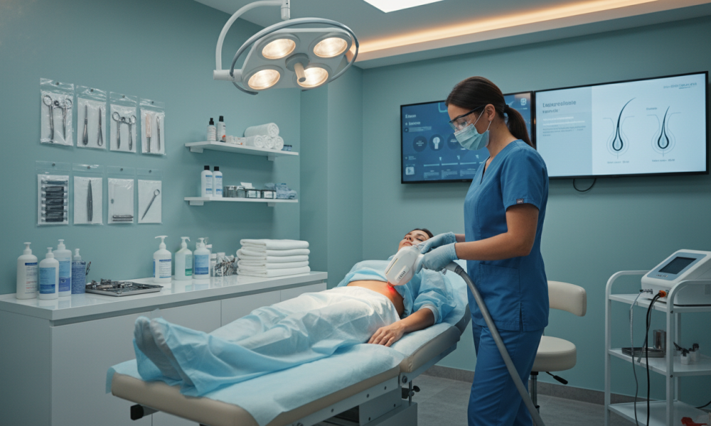 laser surgery for pubic hair removal