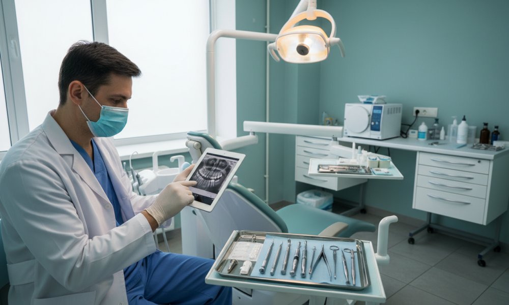 preparing for dental implant