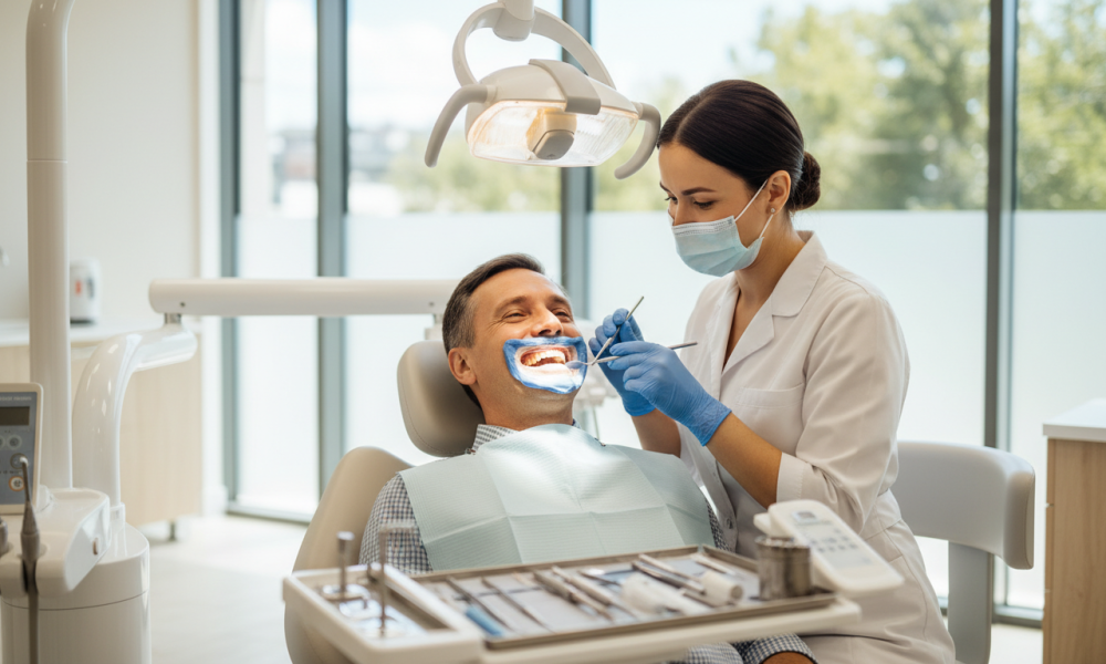 professional teeth whitening