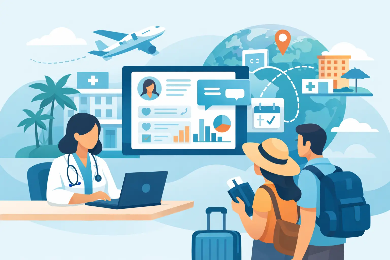 برنامج CRM للسياحة العلاجية