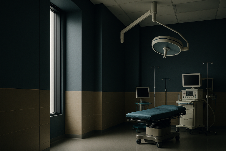 Bariatric surgery financing options in a hospital operating theatre.