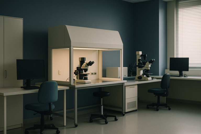 Embryology lab in the best in vitro fertilization clinics globally, featuring advanced IVF technology.