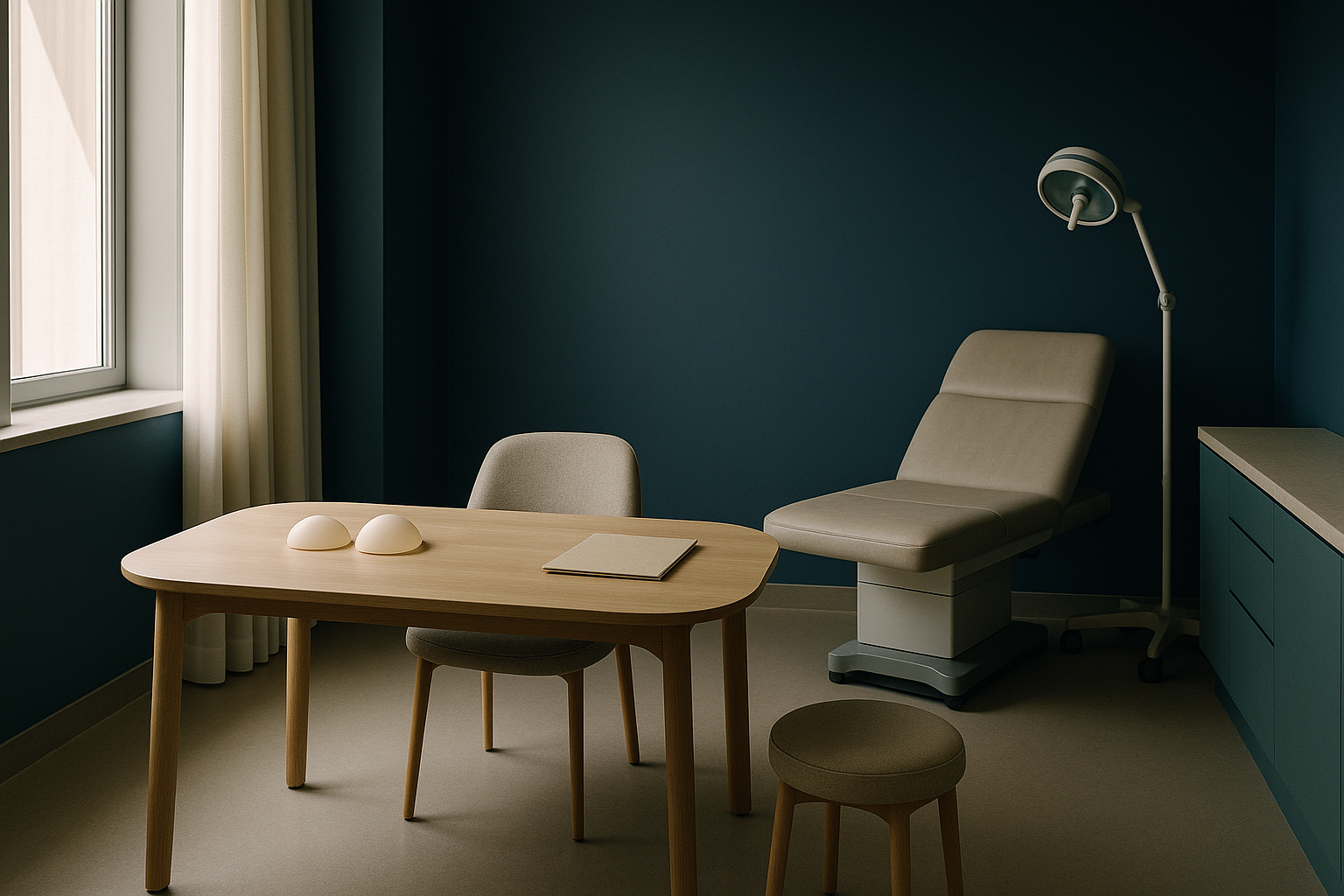 Consultation room for breast enlargement Turkey cost analysis.