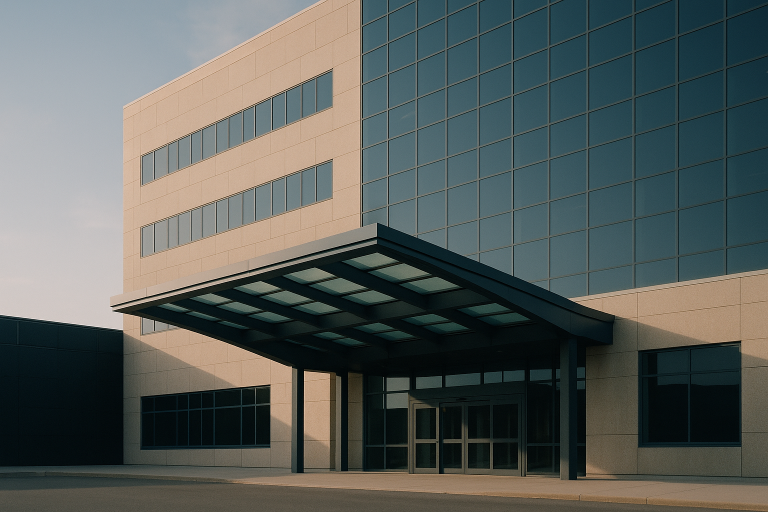A Canadian medical care facility with doctors and international patients.