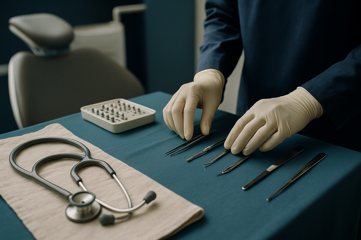 Modern dental clinic preparing for a dental implant procedure abroad, highlighting the cheapest country for dental implants.