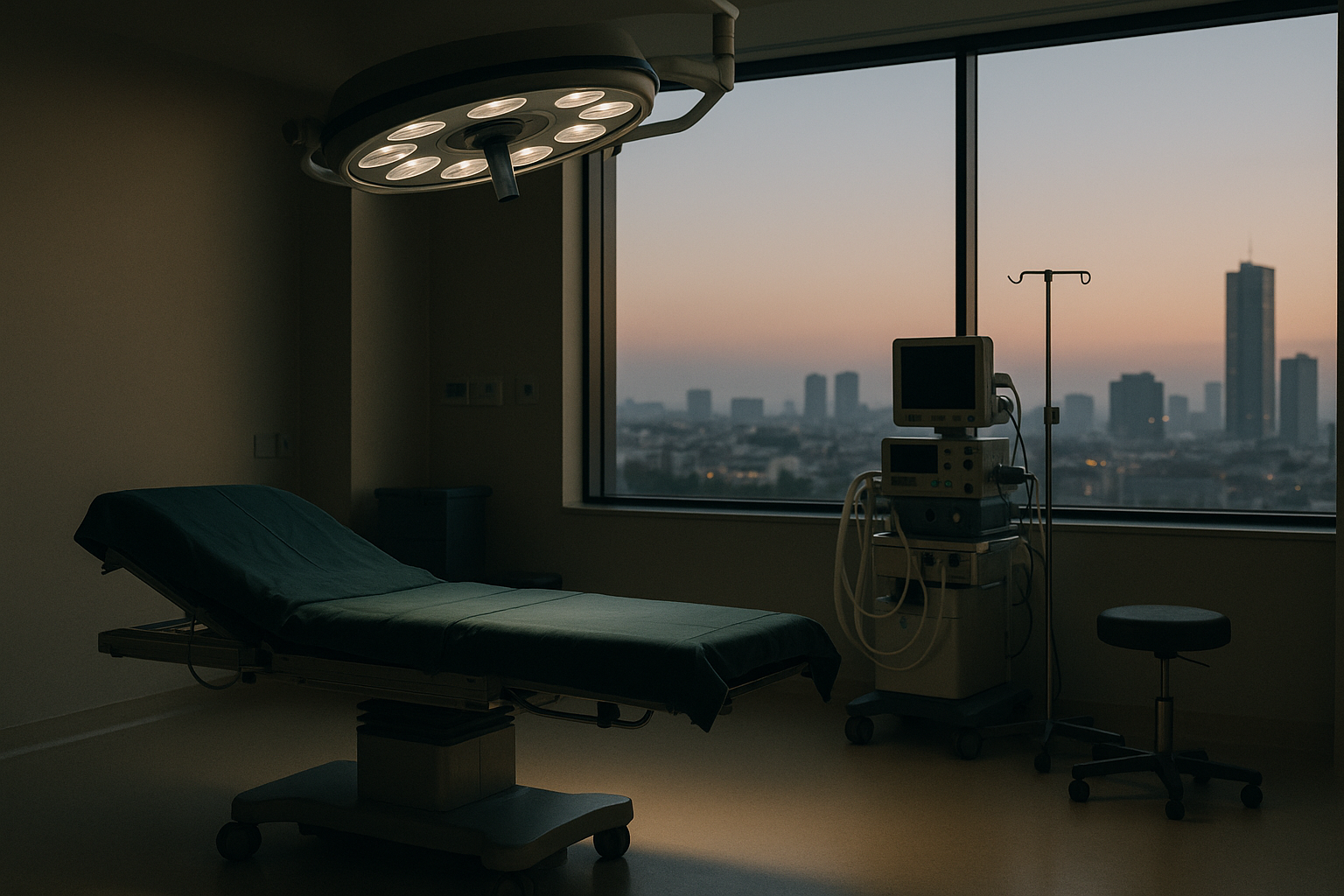 Modern cosmetic clinic in Turkey with surgeons and advanced equipment.