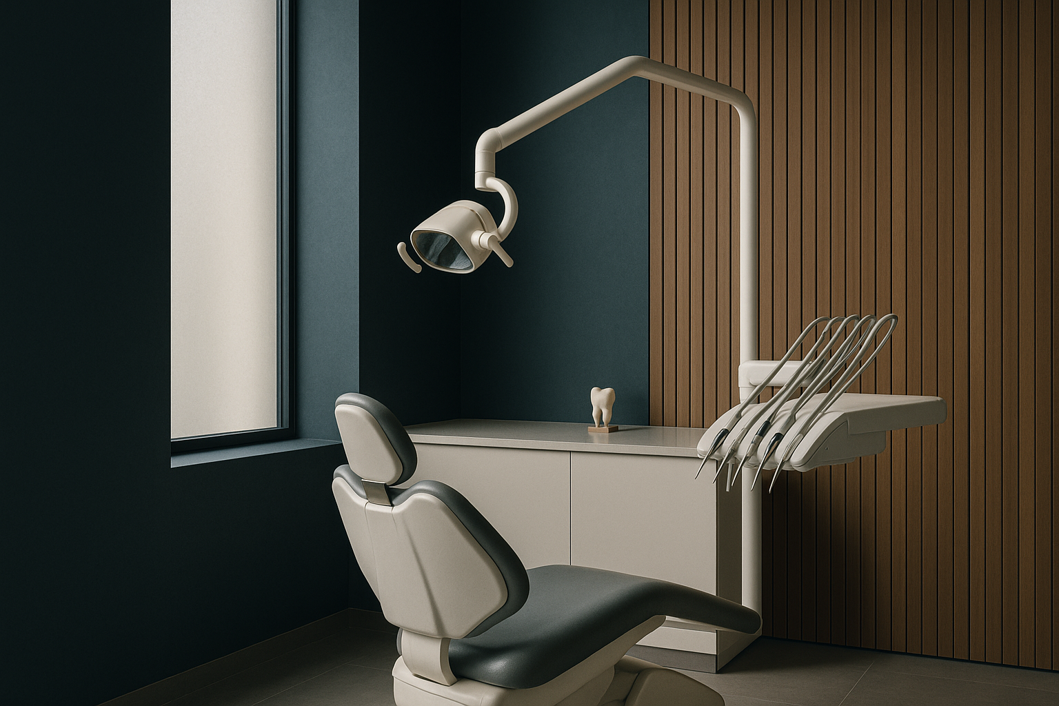 Cost of dental implants explained in a modern dental clinic setting.