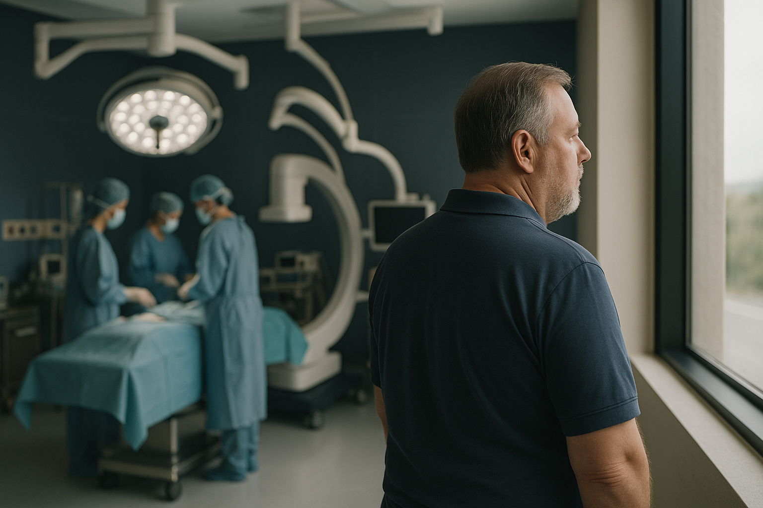 Operating theatre setup for obesity surgery, illustrating the cost factors involved.