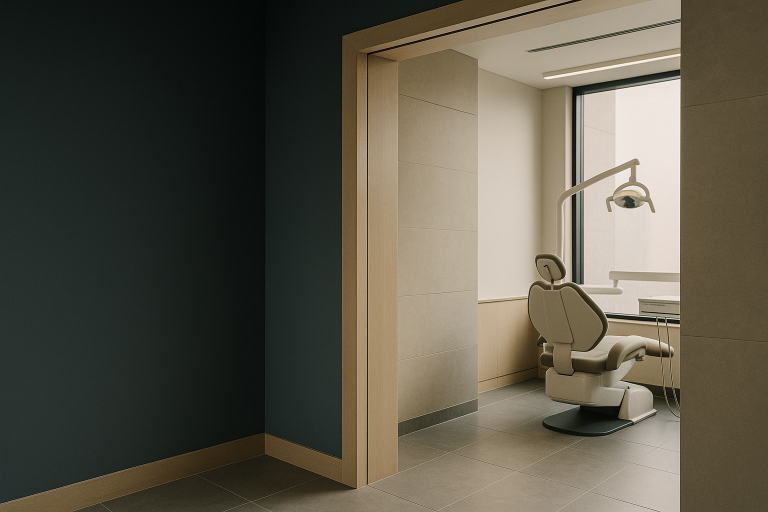 Modern dental clinic in Istanbul showcasing advanced equipment for dental implants.