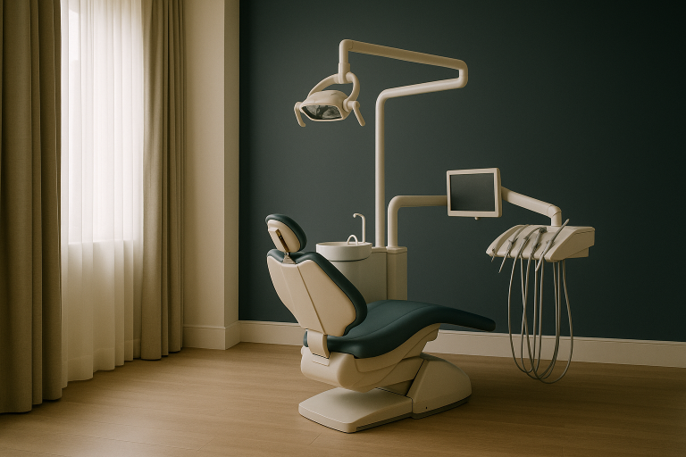 Dental implants overseas procedure at a modern clinic.