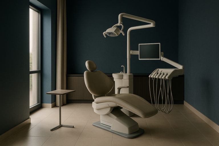 Full mouth dental implants Turkey package deals consultation in a modern dental clinic.