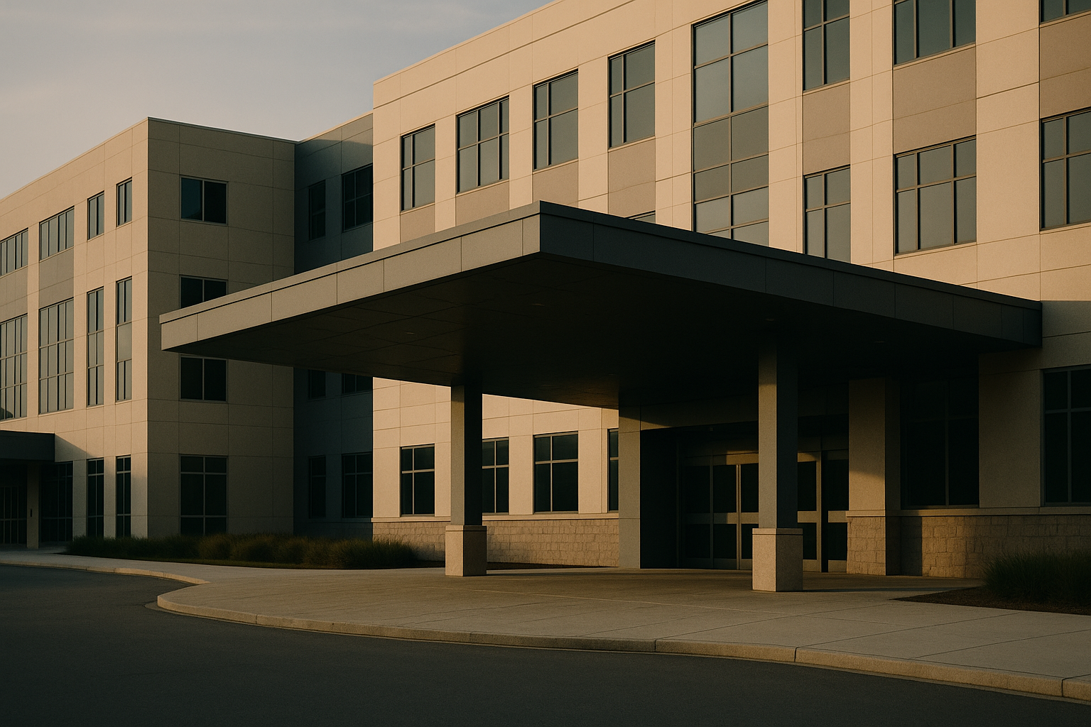 Hospital marketing workspace with data-driven digital marketing tools and international patient engagement charts.