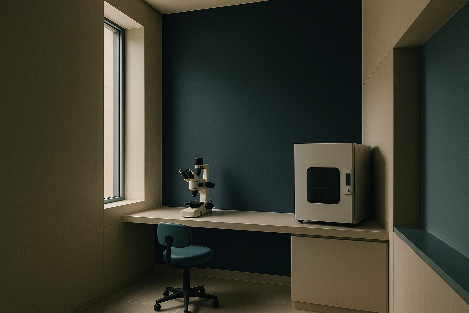 Embryologist in a lab in Spain, highlighting IVF treatment options.