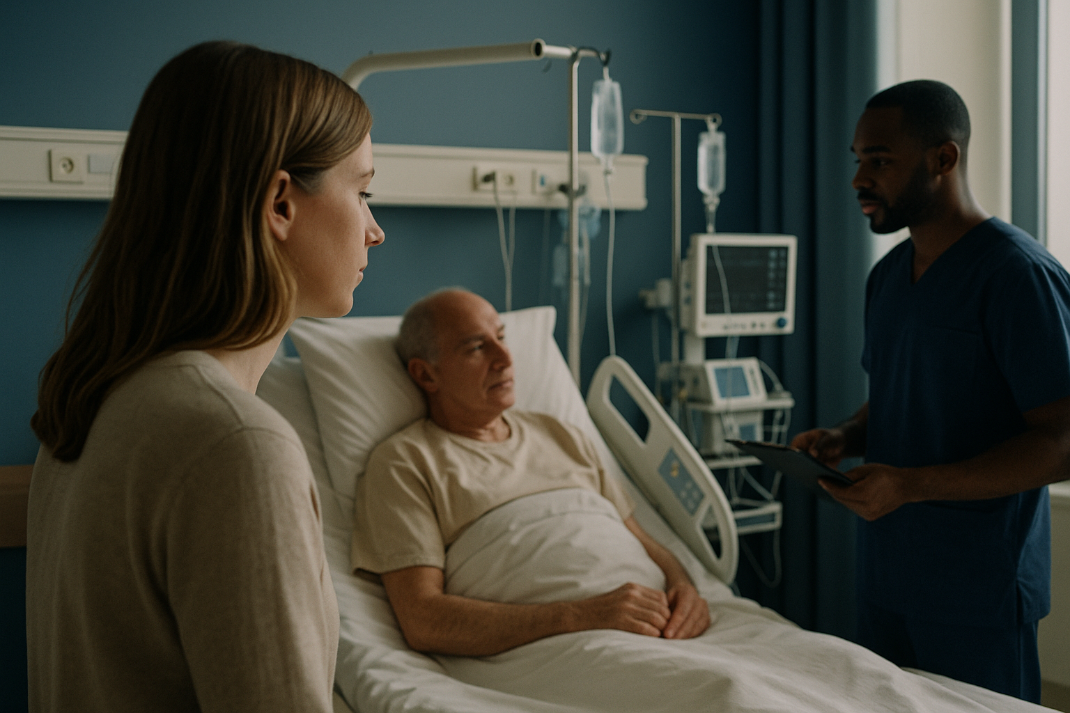 JCI-accredited hospitals Istanbul international patients receiving care in a modern hospital ward.