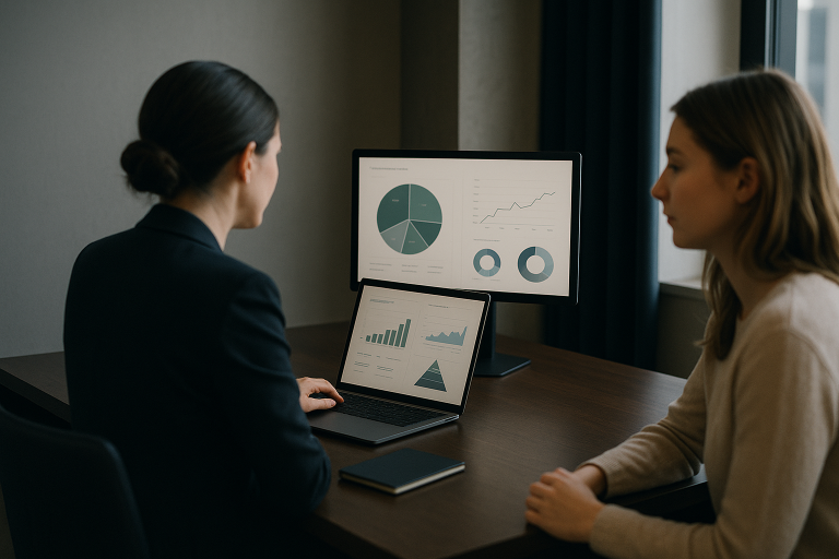 Modern executive workspace focusing on medical SEO solutions for healthcare providers.
