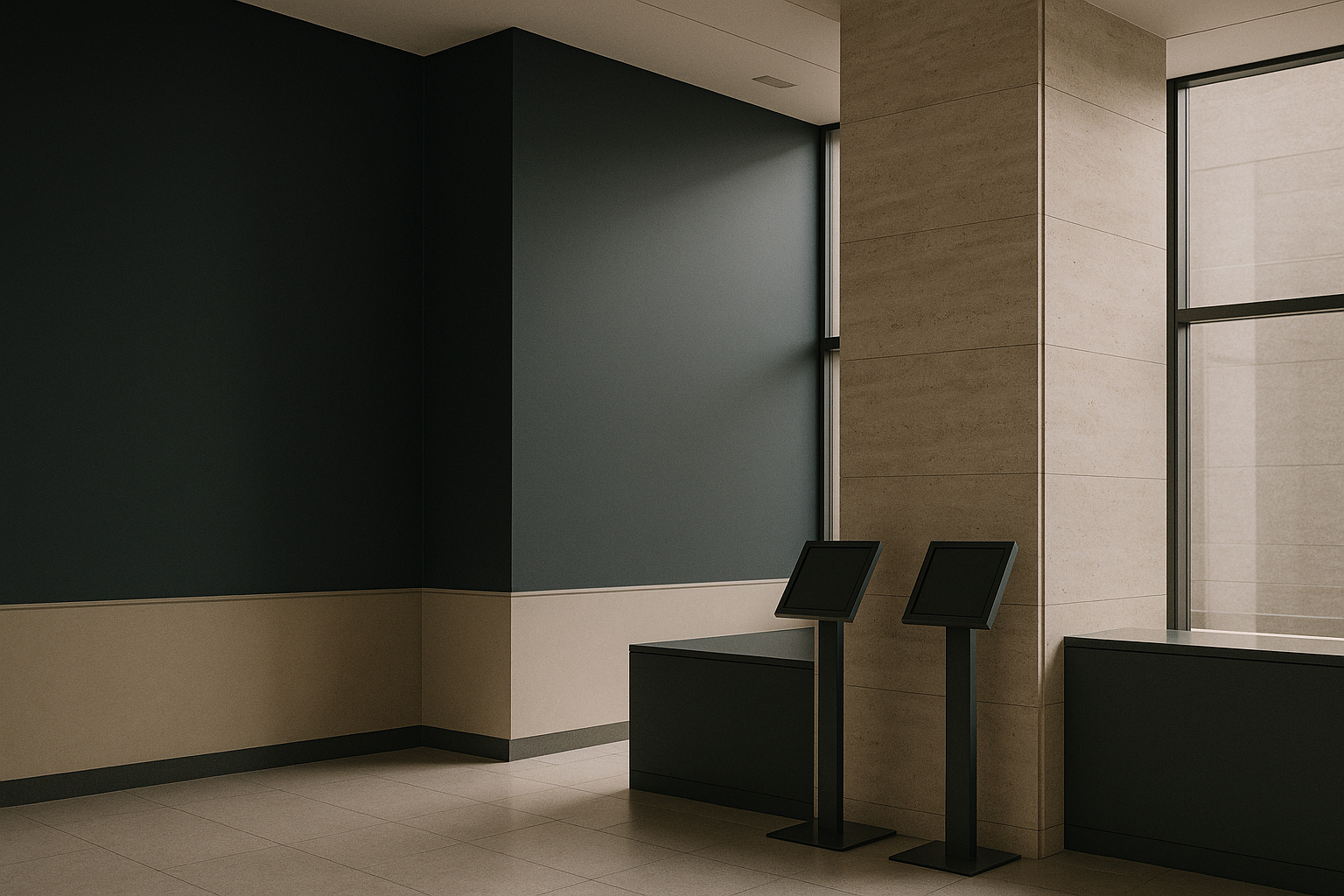 International patients in a modern medical facility lobby, reflecting insights from the MTA medical tourism patient survey.