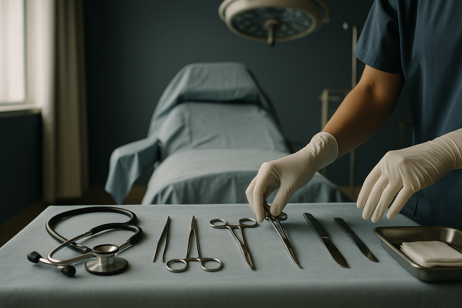 Nose reshaping price considerations in a modern operating theatre.