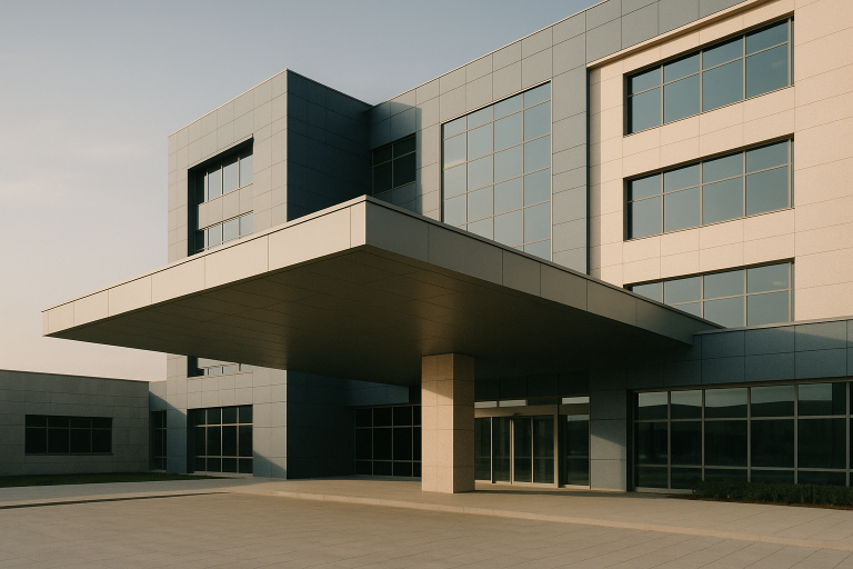 Orthopaedic surgery in Turkey: surgeons and equipment in a modern operating theatre.